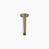 Kohler 6" ceiling-mount single-function rainhead arm and flange