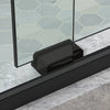 Kohler Frameless sliding shower door, 77-9/16" H x 56-5/8 - 59-5/8" W, with 5/16"-thick Crystal Clear glass