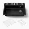 Kohler Riverby® 33" undermount single-bowl kitchen sink