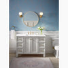 Kohler 28" round framed mirror