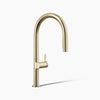 Kohler Pull-down kitchen sink faucet with two-function sprayhead