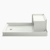 Kohler 60" x 36" alcove shower base, left drain