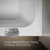 Kohler Avec 60" x 32" alcove bath, left drain