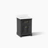 Kohler Charlemont Cabinet and Quartz Top 24-Inch Single-Sink Bathroom Vanity