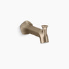 Kohler Wall-mount bath spout with Straight design and diverter