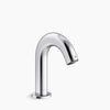 Kohler Touchless single-hole lavatory faucet with Kinesis® sensor technology, HES-powered, less drain, 0.5 gpm