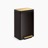 Kohler 13-gallon stainless steel step trash can