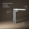 Composed®Tall single-handle bathroom sink faucet with Lever handle, 1.2 gpm