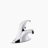 Kohler Single-handle centerset lavatory faucet, 0.35 gpm