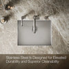 Kohler Vault™ 24" undermount single-bowl kitchen sink
