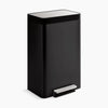 Kohler 13-gallon stainless steel step trash can