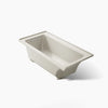 Kohler Archer 60" x 30" alcove bath with Bask heated surface, left drain