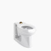 Kohler Floor-mount top spud flushometer bowl with integral seat