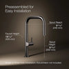Kohler Components® Pull-down kitchen sink faucet with two-function sprayhead