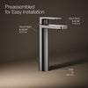 Parallel® Tall single-handle bathroom sink faucet, 1.2 gpm