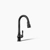 Kohler Artifacts® Pull-down kitchen sink faucet with three-function sprayhead