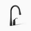 Kohler Simplice® Pull-down kitchen sink faucet with three-function sprayhead
