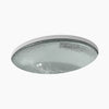 Kohler 19" oval undermount bathroom sink, no overflow
