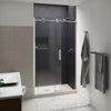 Kohler Sliding shower door, 78" H x 44-5/8 - 47-7/8" W, with 3/8" thick Crystal Clear glass