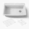 Kohler Riverby® 33" top-mount single-bowl kitchen sink