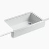 Kohler 35-1/2" undermount single-bowl farmhouse kitchen sink