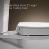 Kohler Elevated Quiet-Close™ round-front toilet seat