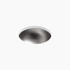 Kohler 13-3/4" round drop-in/undermount bathroom sink, no overflow