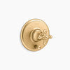 Kohler Rite-Temp® valve trim with push-button diverter and cross handle