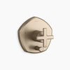 Kohler Rite-Temp® valve trim with push-button diverter and cross handle