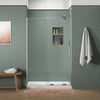 Kohler Sliding shower door, 71-3/4" H x 43-3/4 - 47-3/4" W, with 5/16" thick Crystal Clear glass