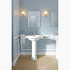 Kohler 20" W x 26" H aluminum single-door medicine cabinet with mirrored door, beveled edges