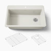 Kohler Riverby® 33" top-mount single-bowl kitchen sink