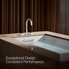 Kohler Deck-mount bath faucet handles with Oyl design