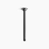 Kohler 12" ceiling-mount single-function rainhead arm and flange