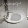 Kohler 20-1/4" oval drop-in bathroom sink