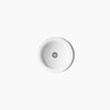 Kohler 13-1/4" round drop-in/undermount bathroom sink, no overflow