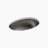 Bolero® 16-3/4" oval drop-in/undermount bathroom sink, no overflow