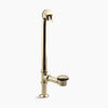 Kohler 1-1/2" pop-up bath drain for above- and through-the-floor freestanding bath installations