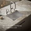 Kohler Vault™ 24" undermount single-bowl kitchen sink