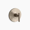 Kohler MasterShower® temperature control valve trim with lever handle