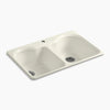 Kohler Hartland® 33" top-mount double-bowl kitchen sink