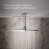 Kohler Square 8" single-function rainhead, 1.75 gpm
