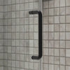 Kohler Sliding shower door, 75-1/2" H x 44-1/4 - 47-5/8" W, with heavy 5/16" thick Crystal Clear glass