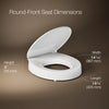 Kohler Elevated Quiet-Close™ round-front toilet seat