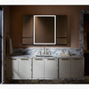 Kohler 24" x 32" lighted framed medicine cabinet, right-hinged