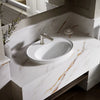 Kohler 22-1/4" oval drop-in bathroom sink