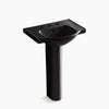 Kohler 24" rectangular pedestal bathroom sink
