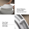 Kohler ReadyLatch® Quiet-Close™ round-front toilet seat