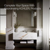 Kohler 13-1/4" round drop-in/undermount bathroom sink, no overflow