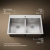 Kohler Vault™ 33" top-/undermount double-bowl kitchen sink